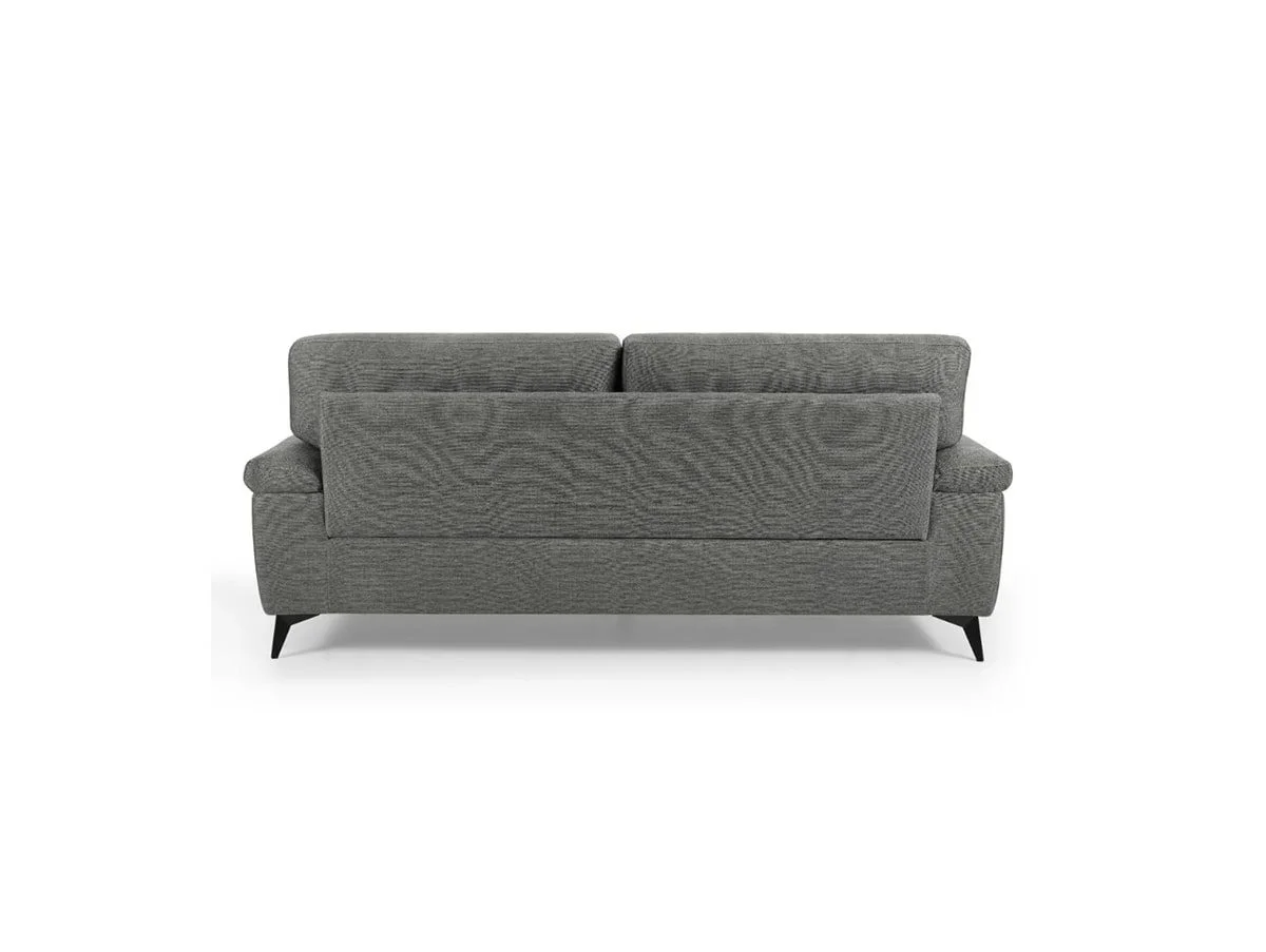 TGC TGC Doran Grey Fabric 3 Seater Sofa