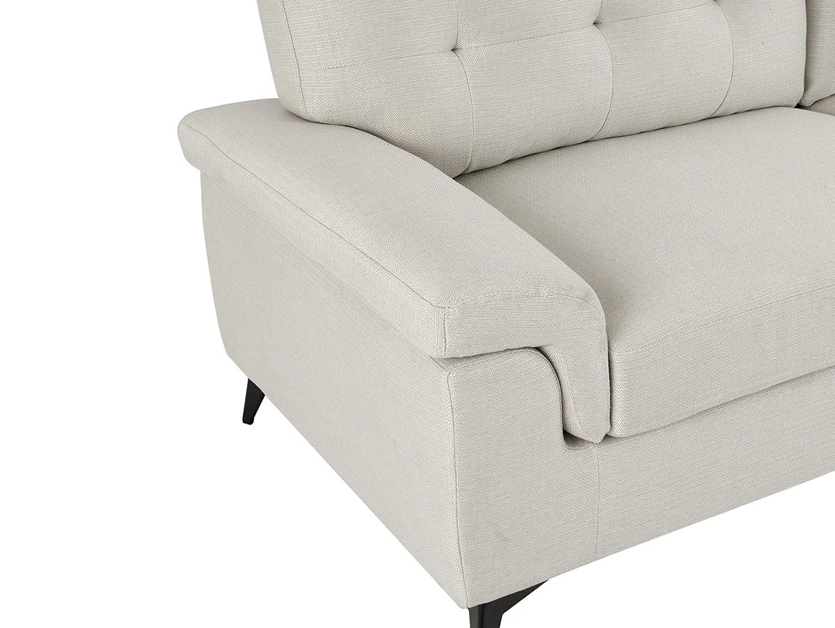 TGC TGC Doran Cream Fabric 2 Seater Sofa