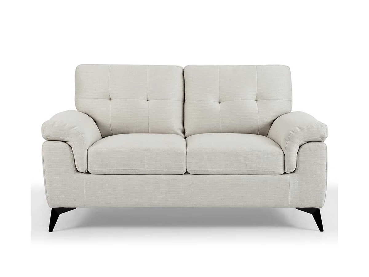 TGC TGC Doran Cream Fabric 2 Seater Sofa