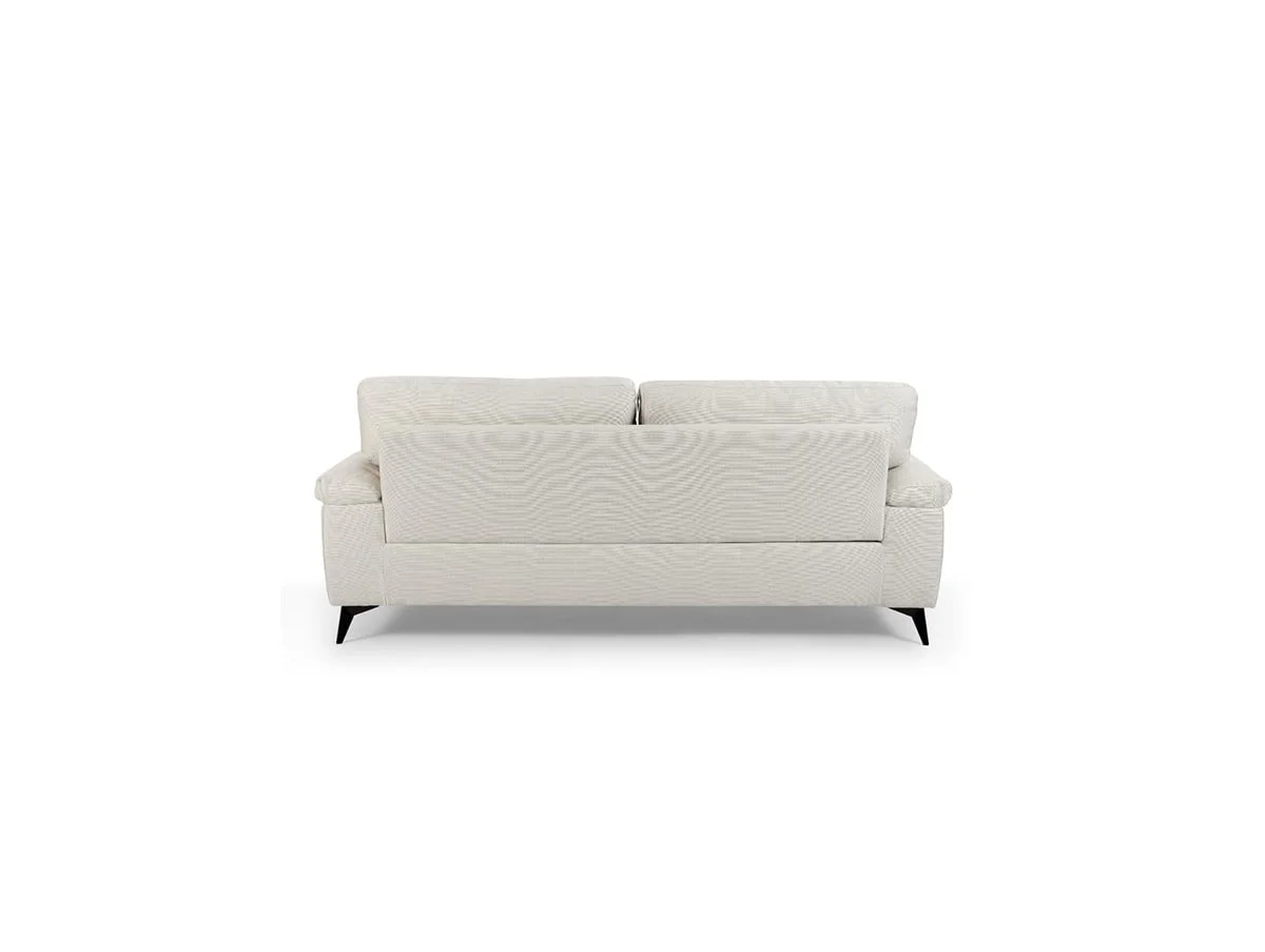 TGC TGC Doran Cream Fabric 3 Seater Sofa