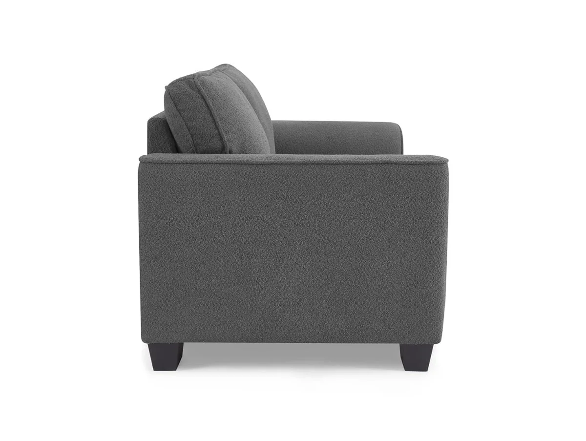 TGC TGC Jasmine Grey Boucle Fabric 2 Seater Sofa