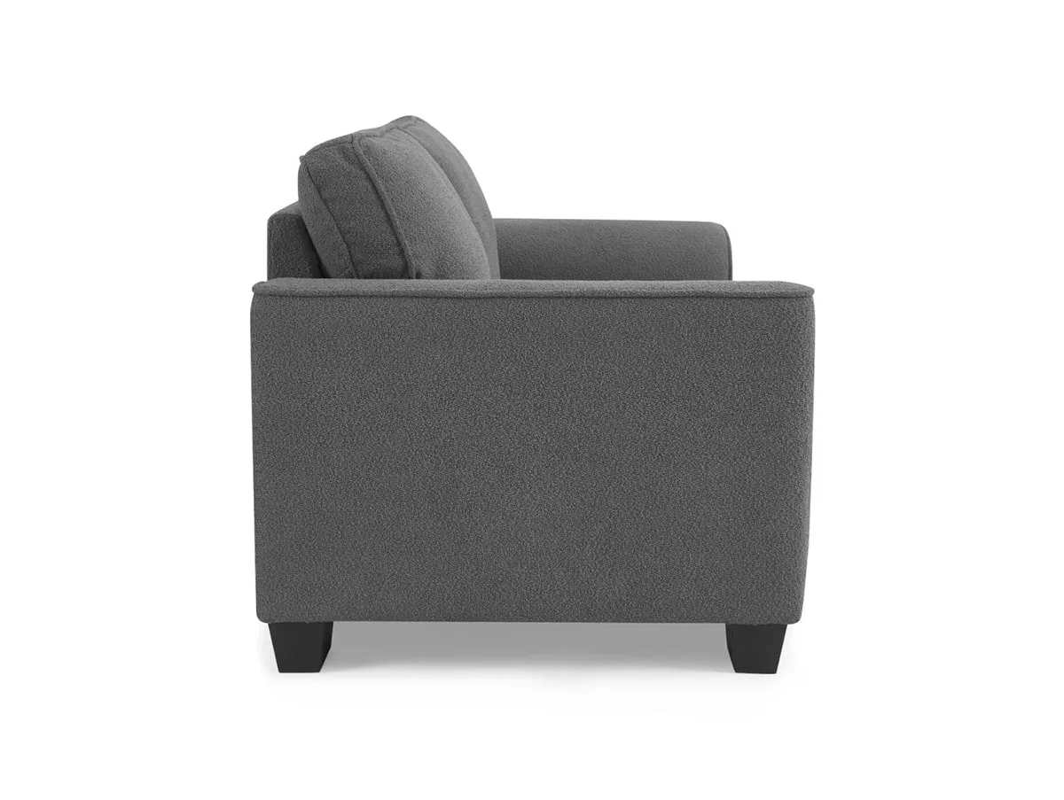 TGC TGC Jasmine Grey Boucle Fabric 3 Seater Sofa