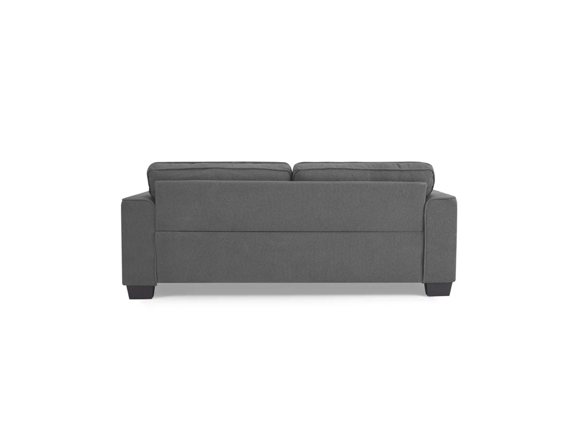 TGC TGC Jasmine Grey Boucle Fabric 3 Seater Sofa