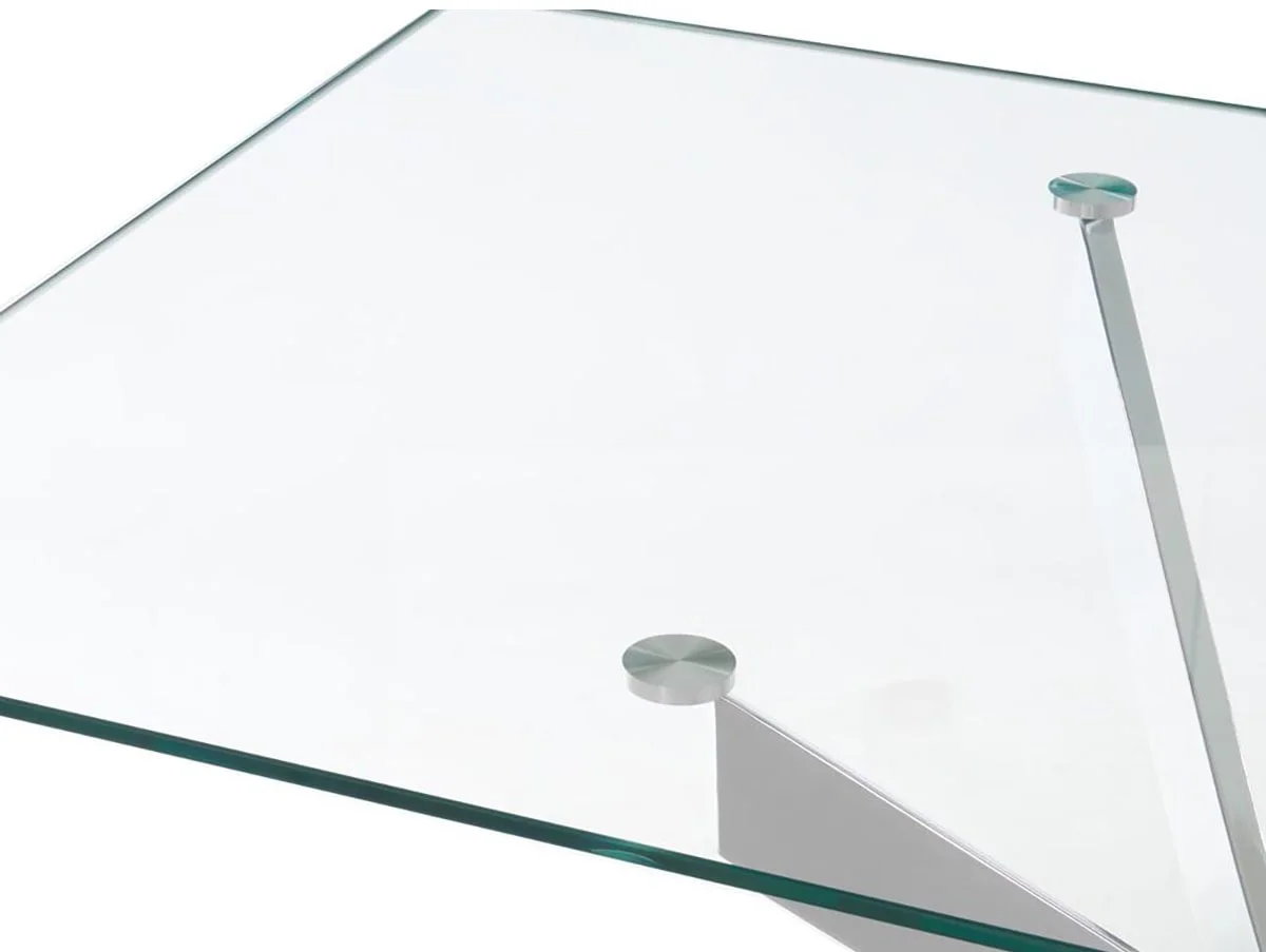 TGC TGC Lucy 120cm Rectangular Glass Dining Table