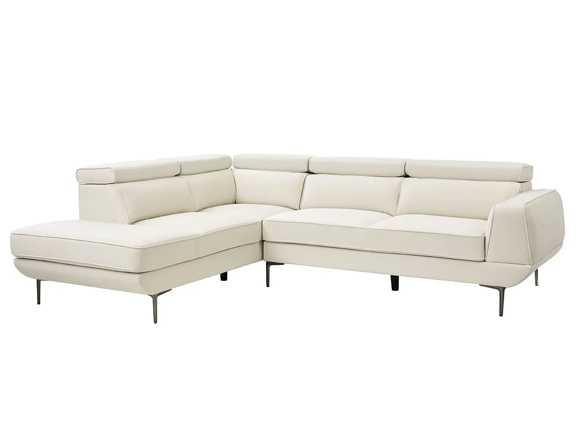 TGC TGC Martina Cream Velvet Left Hand Corner Sofa