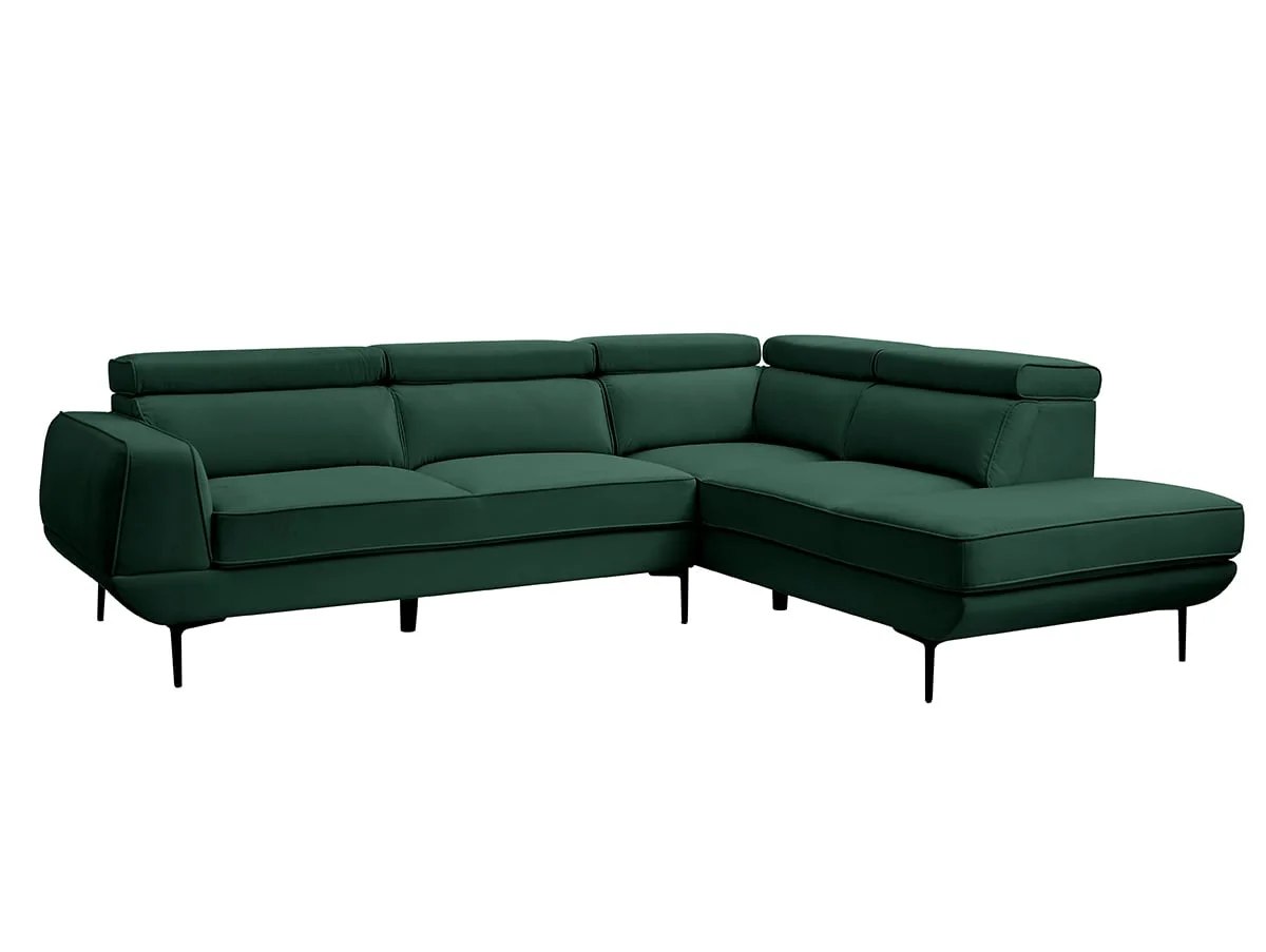 TGC TGC Martina Green Velvet Right Hand Corner Sofa