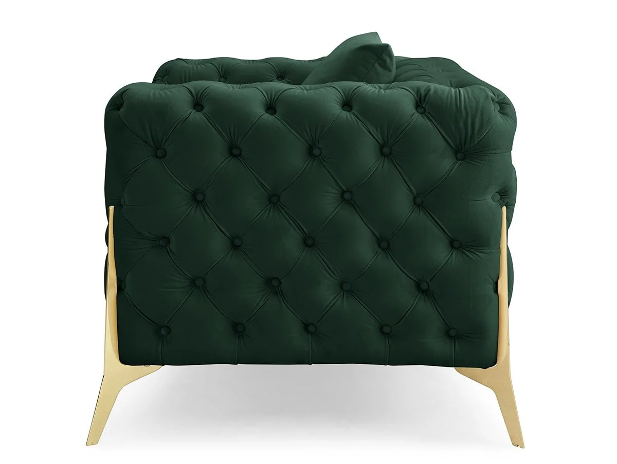 TGC TGC Panther Green Velvet Chair