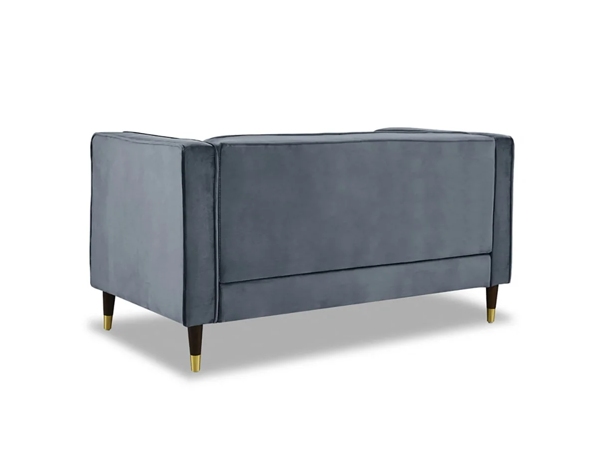 TGC TGC Tammy Grey Velvet 2 Seater Sofa