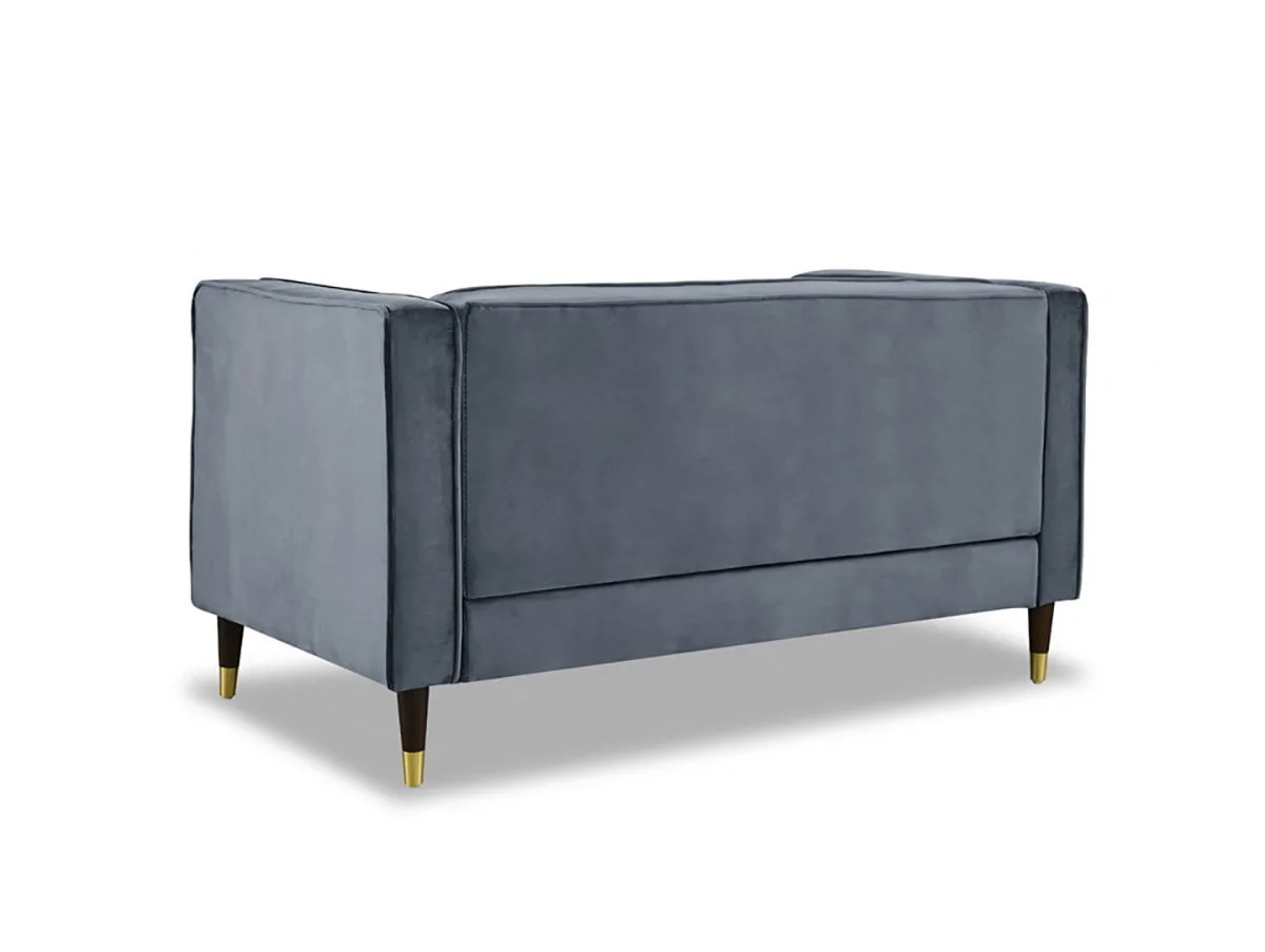 TGC TGC Tammy Grey Velvet Fabric 2 Seater Sofa