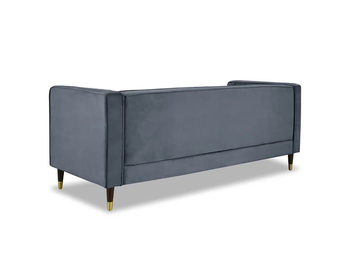 TGC TGC Tammy Grey Velvet Fabric 3 Seater Sofa