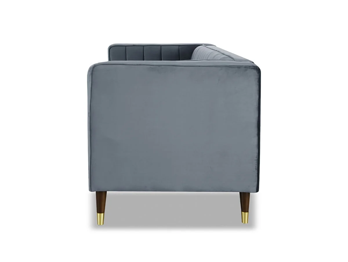 TGC TGC Tammy Grey Velvet 3 Seater Sofa