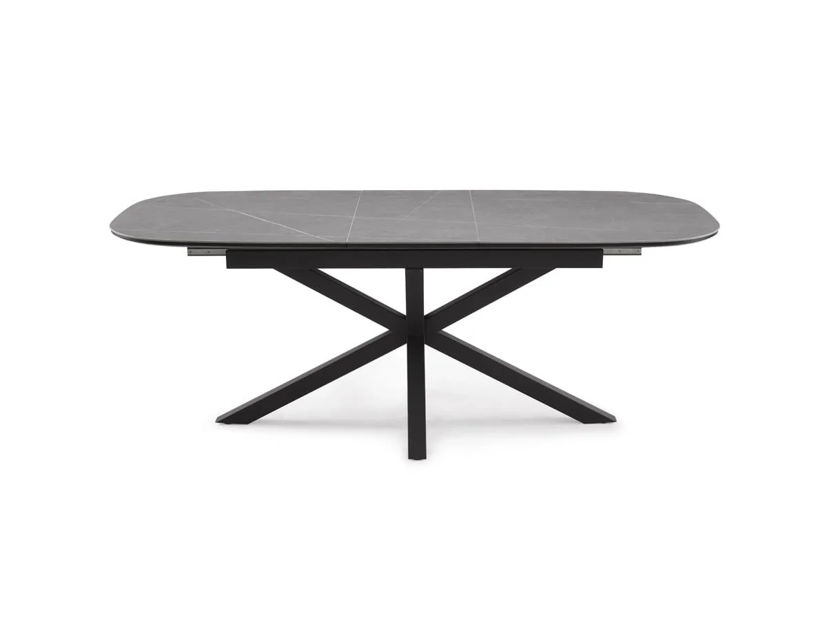 TGC TGC Vincent Grey Ceramic Extending Dining Table