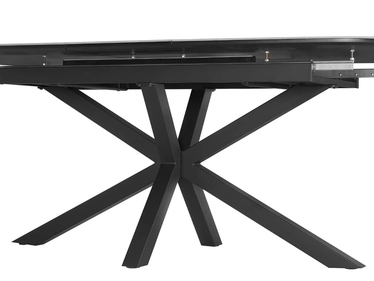 TGC TGC Vincent Grey Ceramic Extending Dining Table