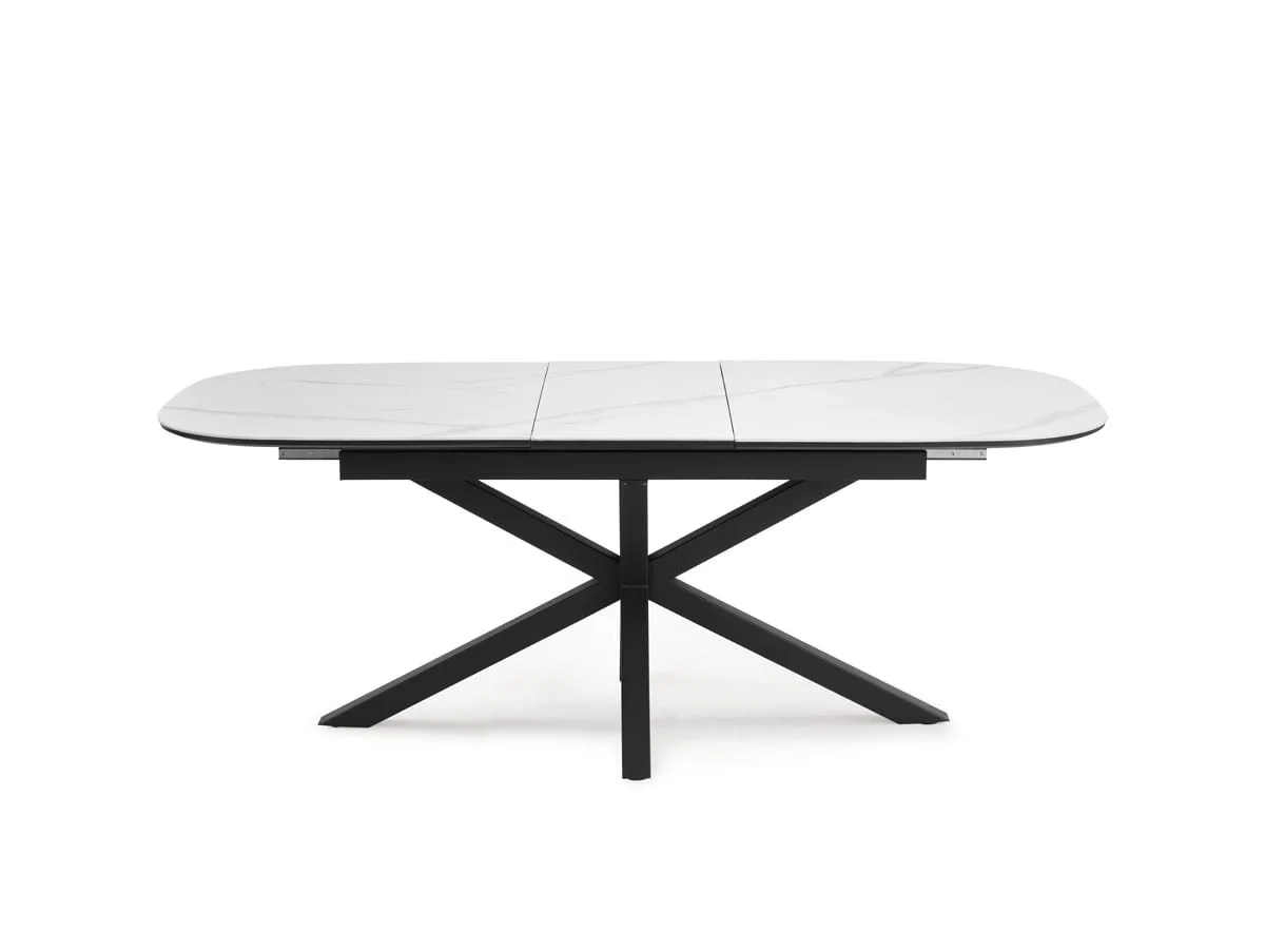 TGC TGC Vincent White Ceramic Extending Dining Table
