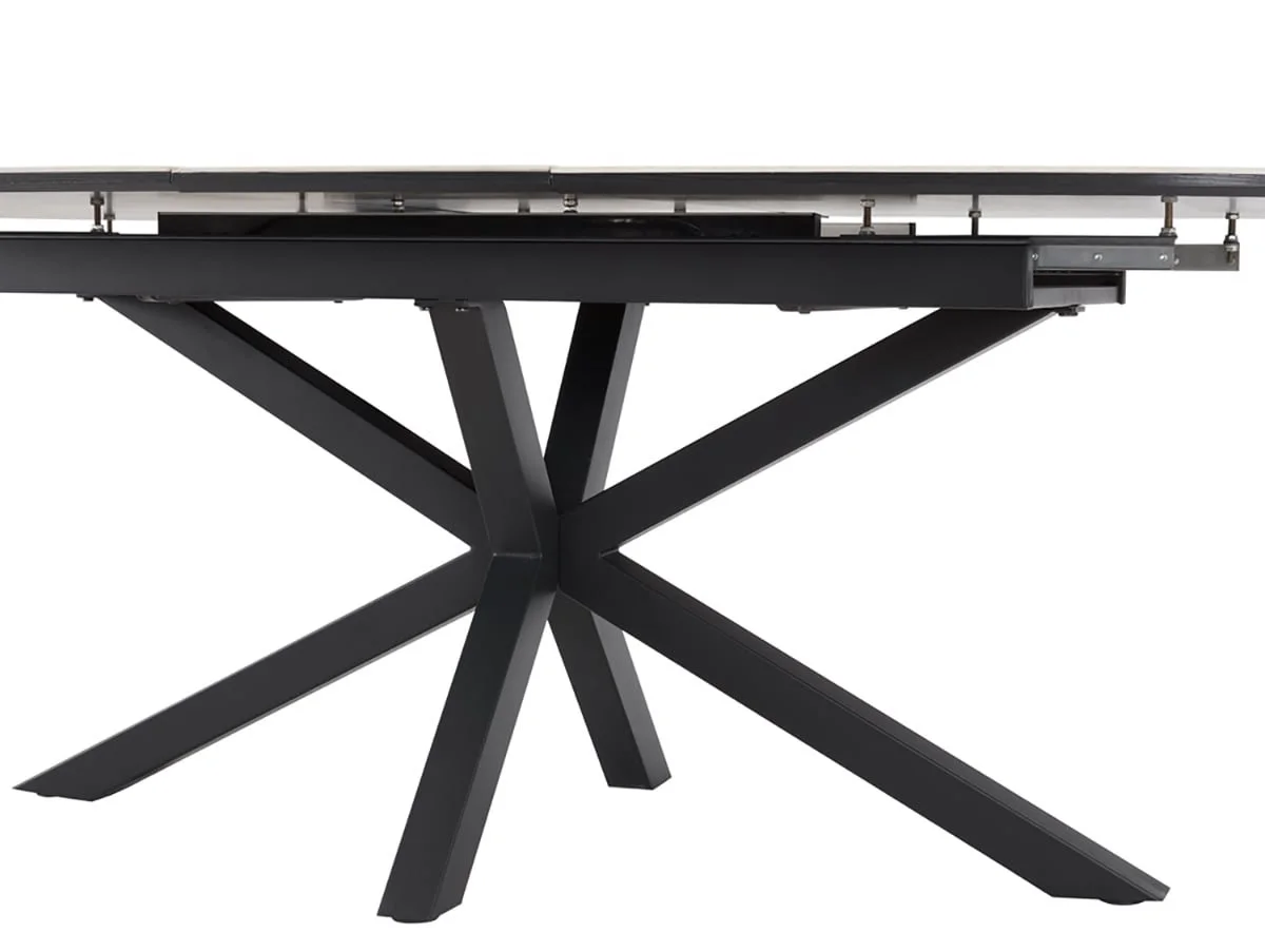 TGC TGC Vincent White Ceramic Extending Dining Table