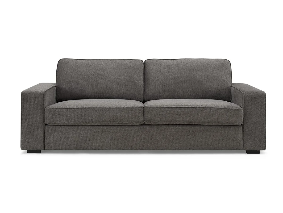 TGC TGC Yola Dark Grey Fabric 3 Seater Sofa