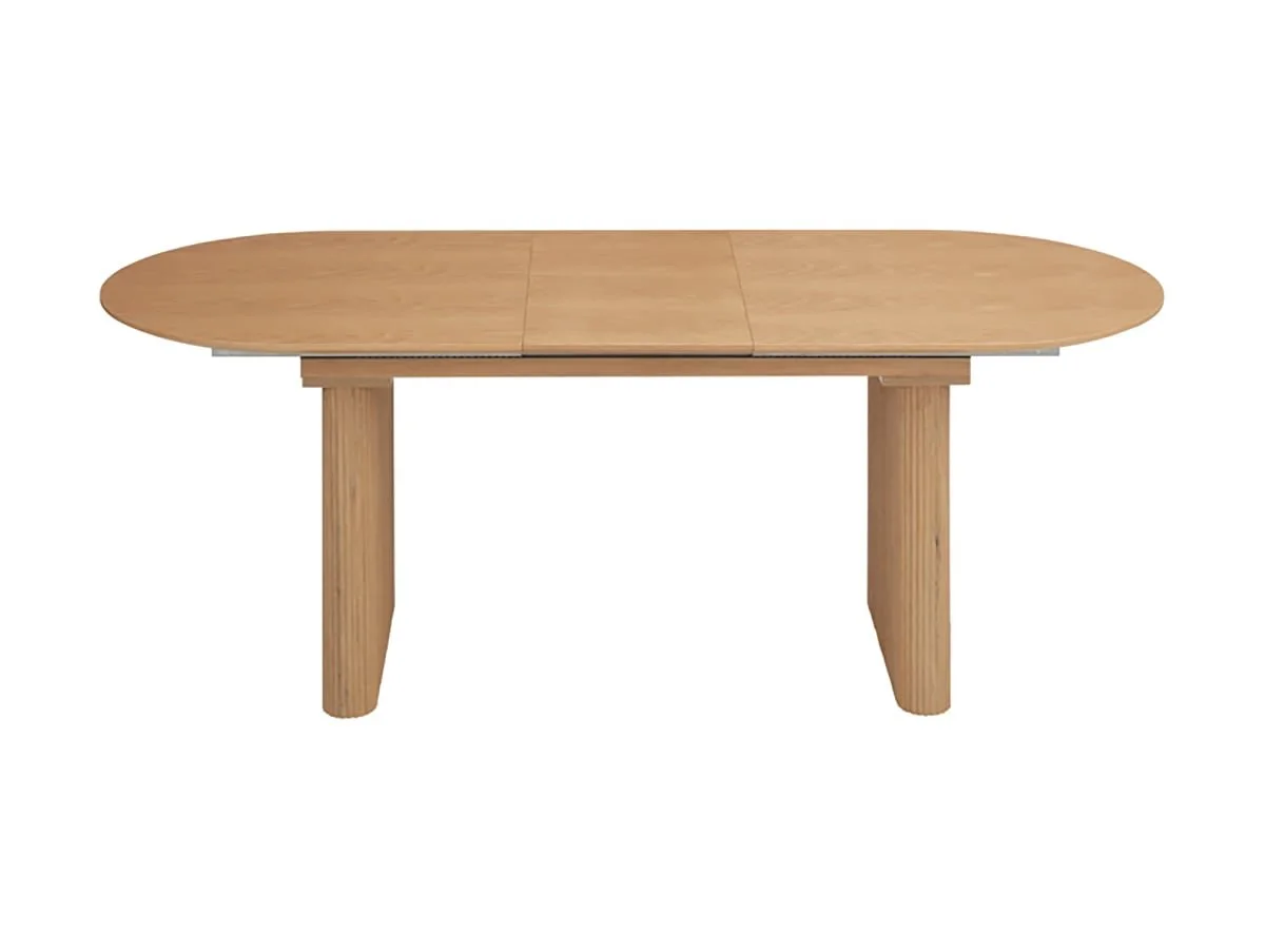 TGC TGC Yuki Natural Wood Veneer Japandi Extending Table