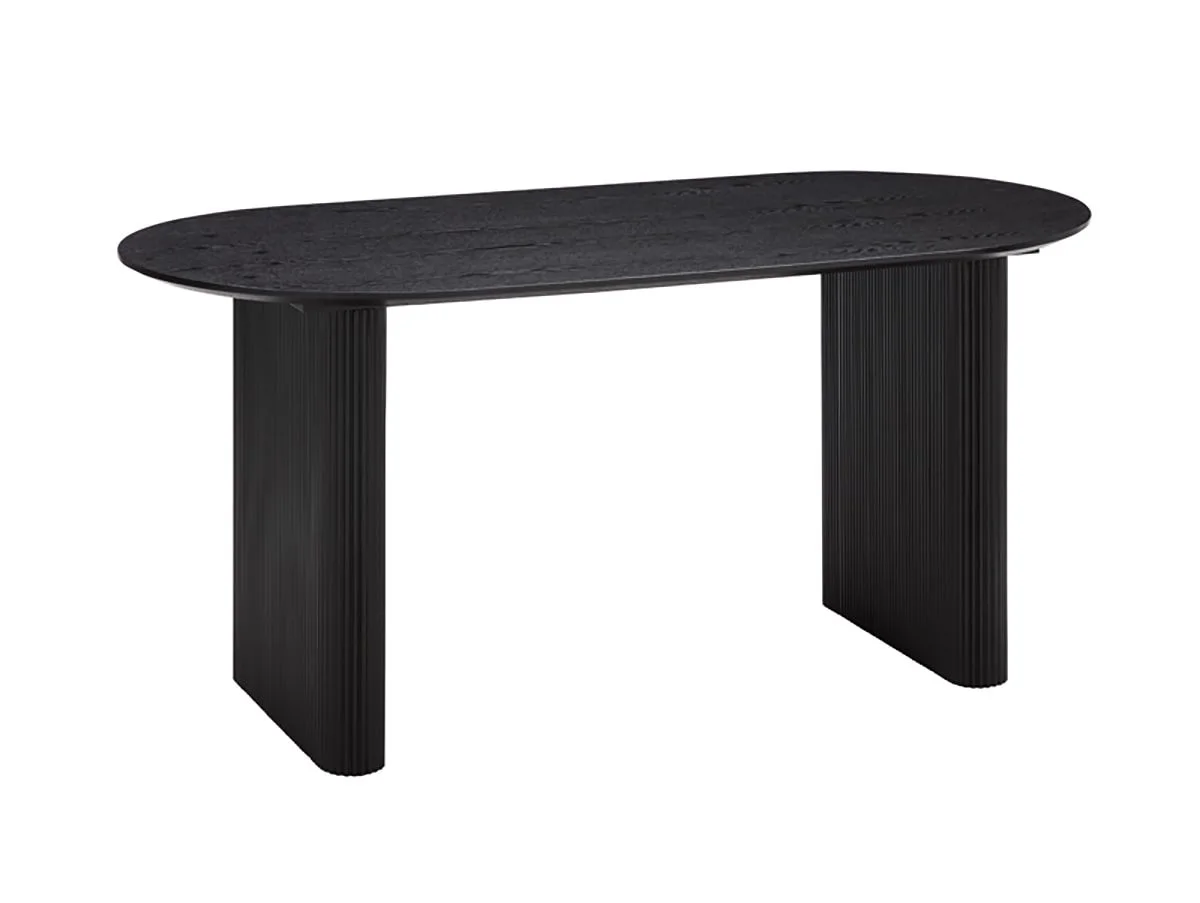 TGC TGC Yuki Black Wood Veneer Japandi Table