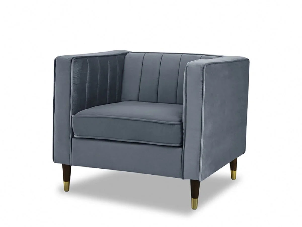 TGC TGC Tammy Grey Velvet Fabric Chair
