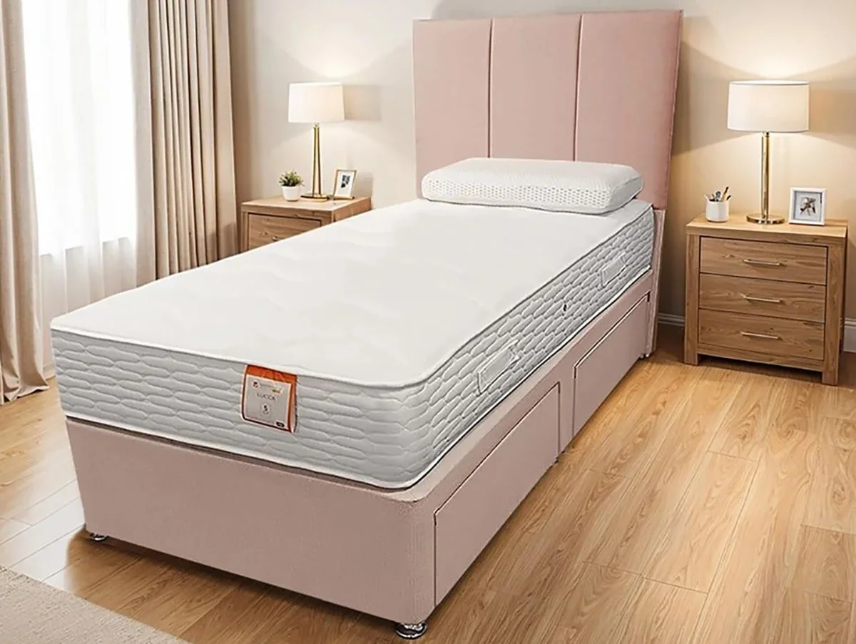 ASC ASC Lucca 2ft6 Small Single Lunar Divan Bed