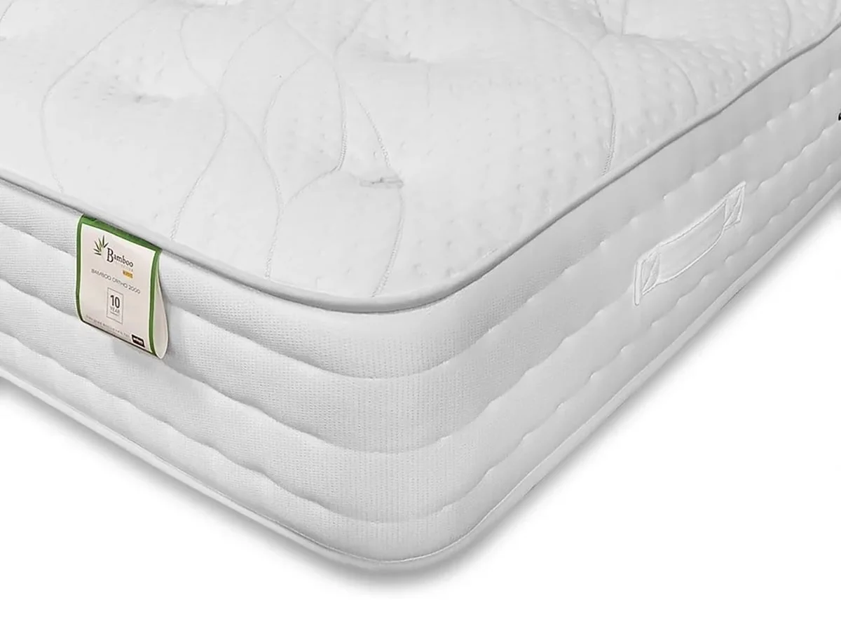ASC ASC Bamboo Ortho Pocket 2000 2ft6 Small Single Lunar Divan Bed