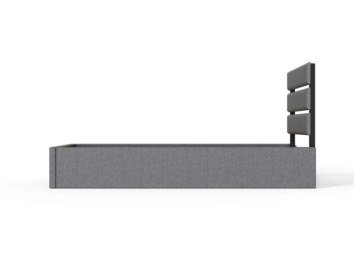 GFW GFW Hudson 3ft Single Grey Fabric Ottoman Bed Frame