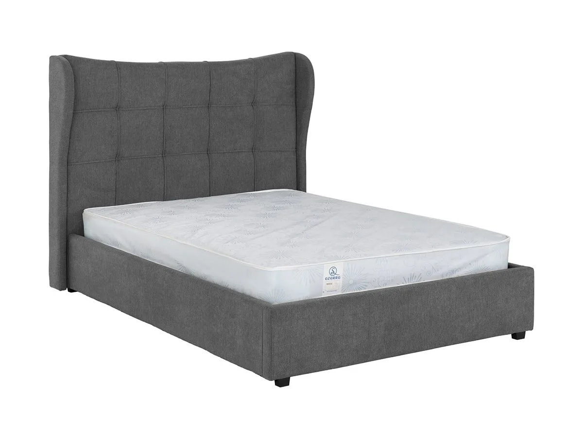 Seconique Seconique Verona 4ft6 Double Grey Fabric Ottoman Bed Frame