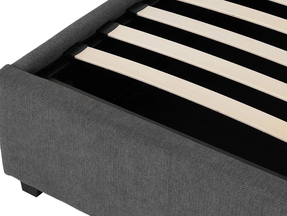 Seconique Seconique Verona 4ft6 Double Grey Fabric Ottoman Bed Frame