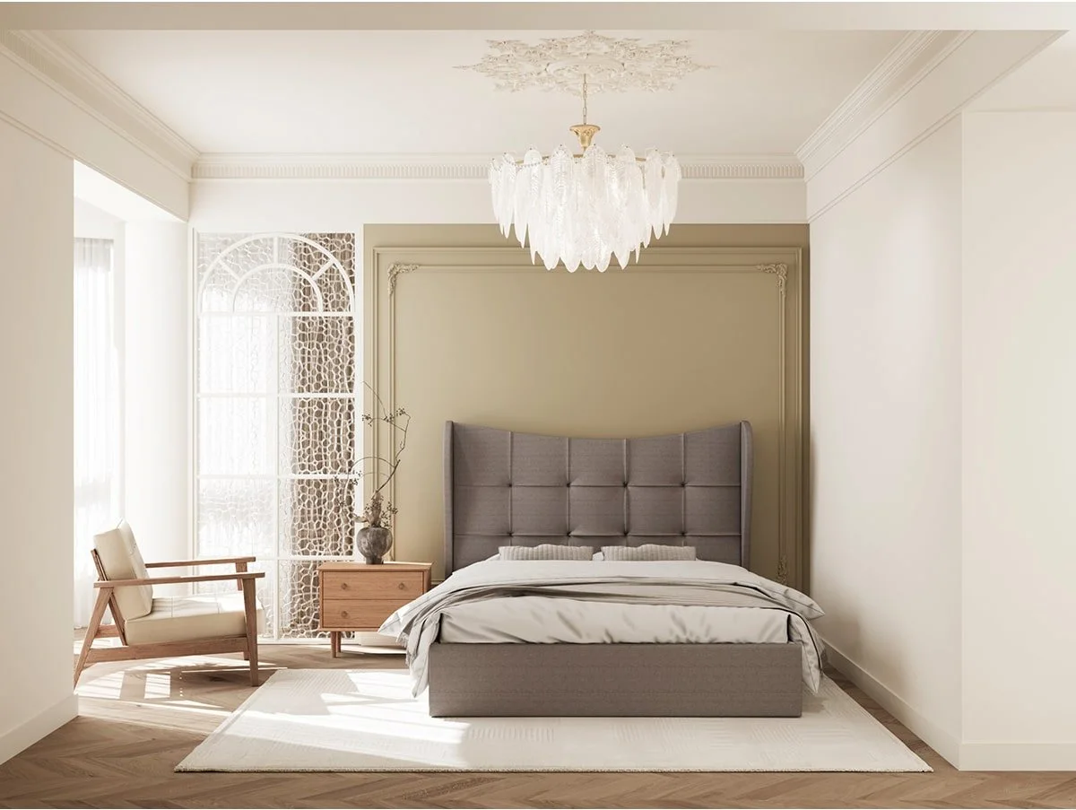 Seconique Seconique Verona 4ft6 Double Brown Fabric Ottoman Bed Frame