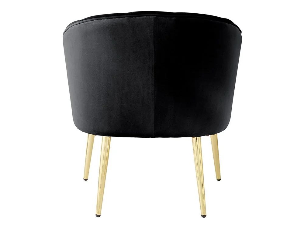 GFW GFW Pettine Black Fabric Accent Chair