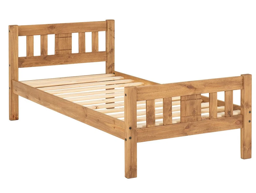 Seconique Seconique Rio Wax Pine Wooden Bed Frame