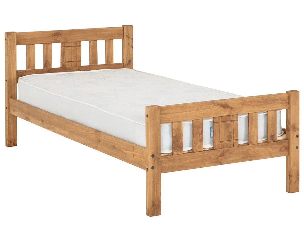 Seconique Seconique Rio Wax Pine Wooden Bed Frame