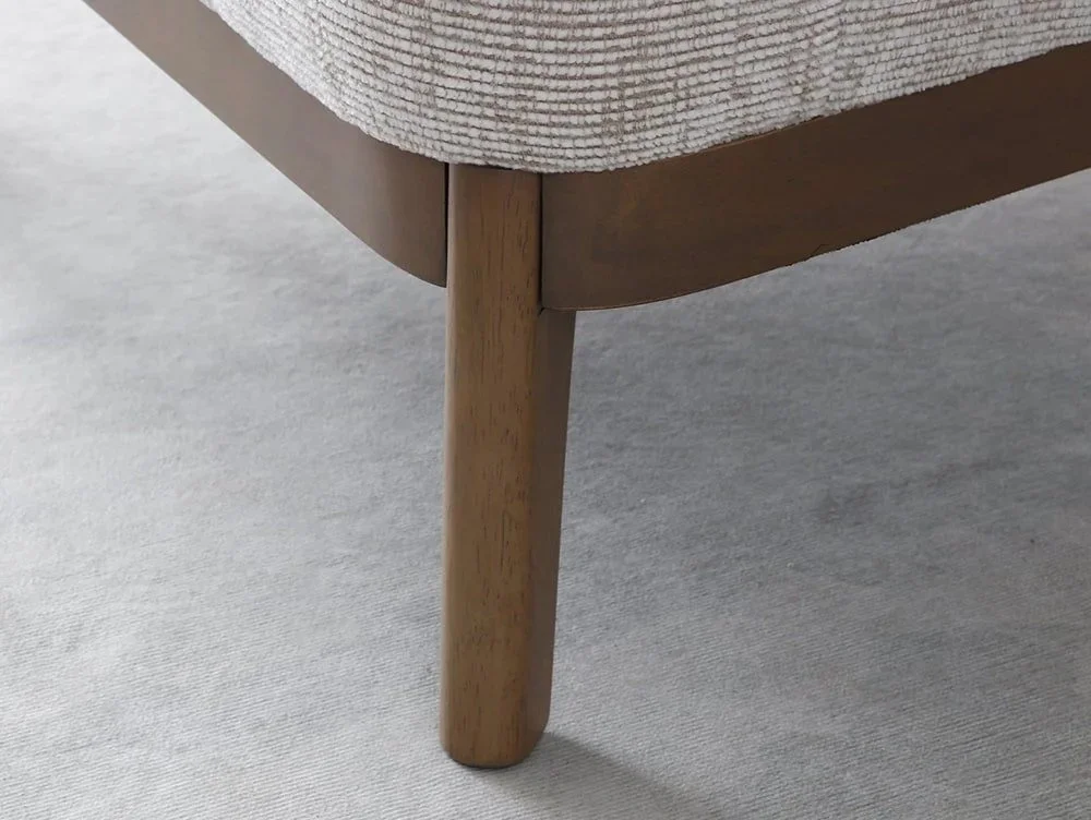 Kyoto Clearance - Kyoto Ella Natural Chenille Accent Chair