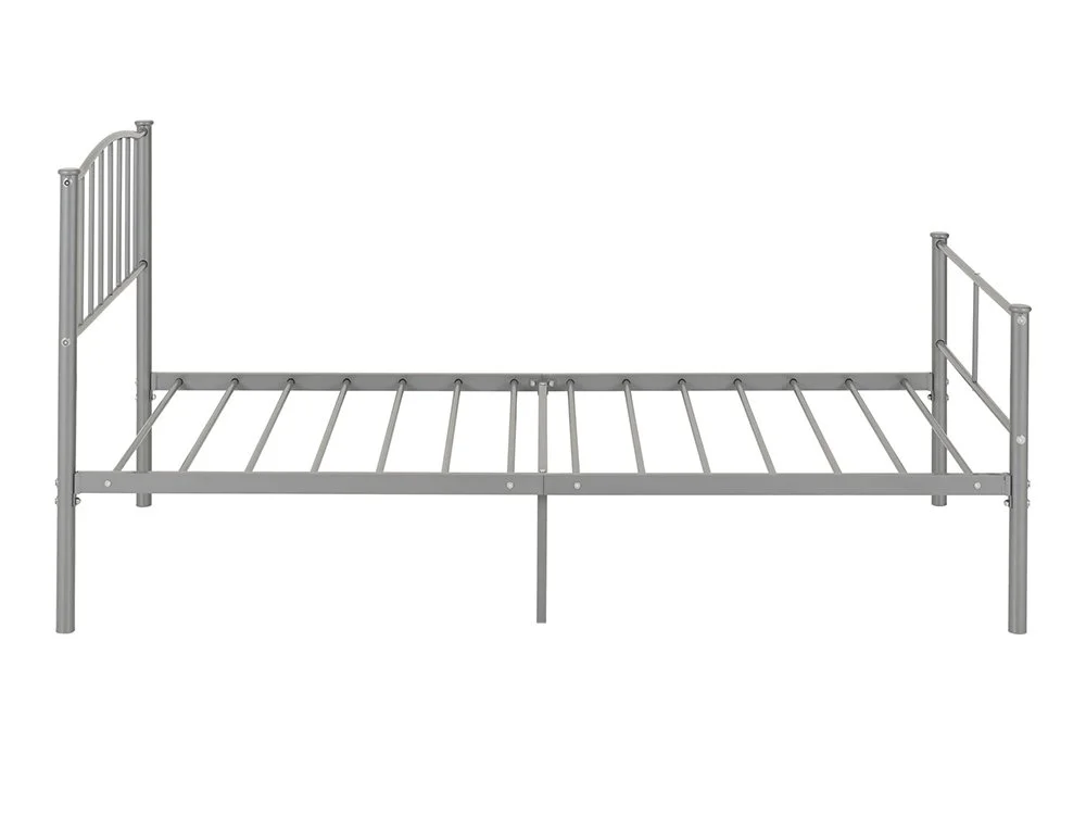 Seconique Seconique Newton Silver Metal Bed Frame