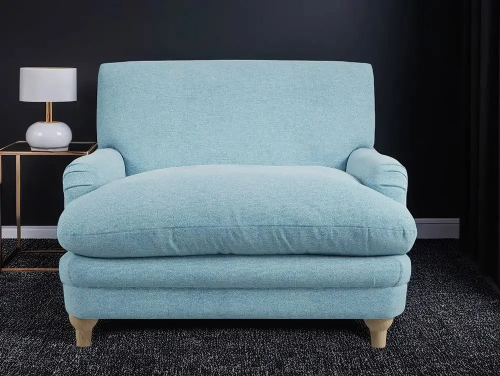 LPD Clearance - LPD Plumpton Duck Egg Blue Fabric Chair