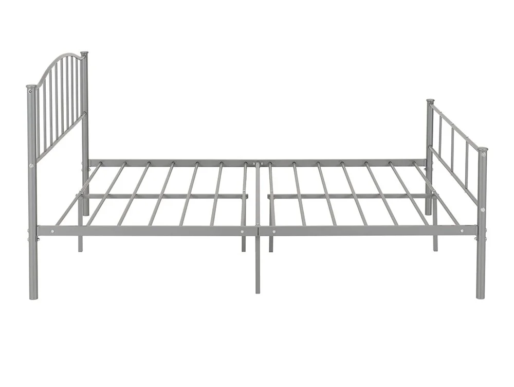 Seconique Seconique Newton Silver Metal Bed Frame