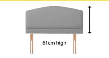 Flexisleep Clearance - Flexisleep 3ft6 Large Single Electric Adjustable Divan Base & Ashford Strutted Headboard in Graceland Graphite