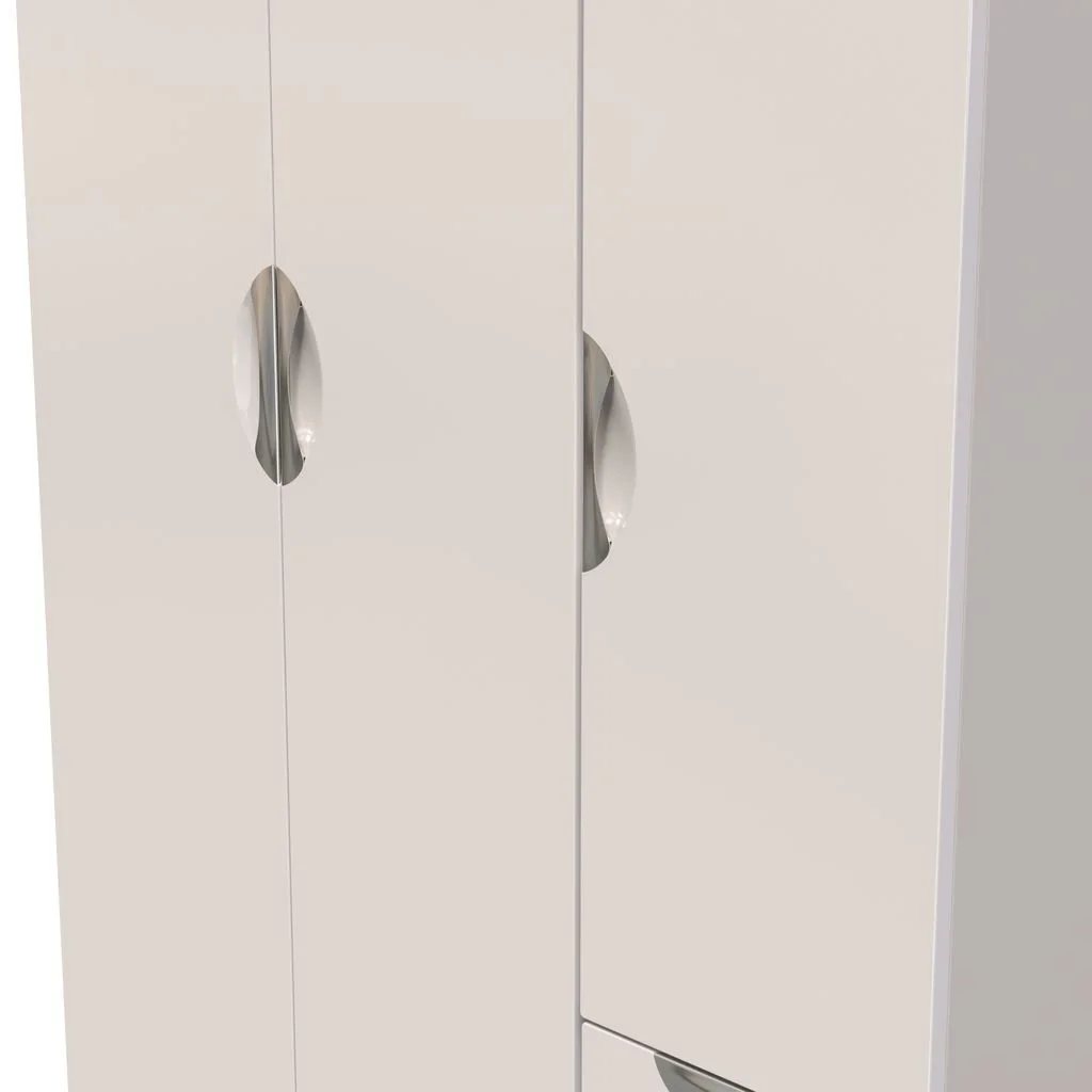 ASC ASC Corsica 3 Door 2 Small Drawer Triple Wardrobe (Part Assembled)