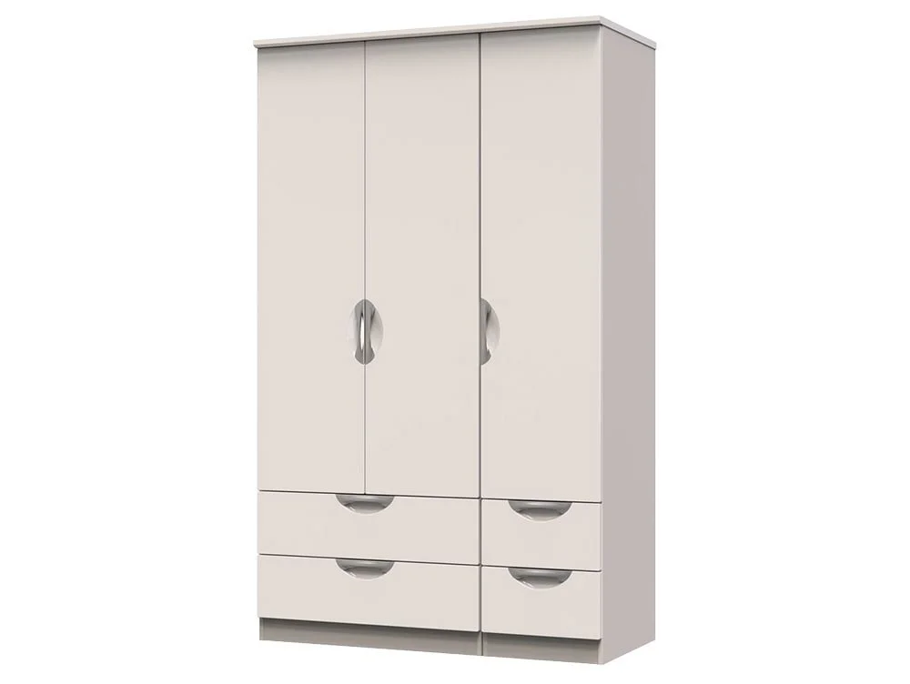ASC ASC Corsica 3 Door 4 Drawer Triple Wardrobe (Part Assembled)