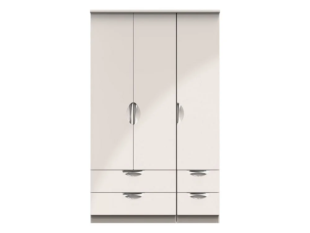 ASC ASC Corsica 3 Door 4 Drawer Triple Wardrobe (Part Assembled)