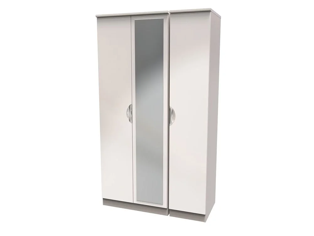ASC ASC Corsica 3 Door Mirror Wardrobe (Part Assembled)