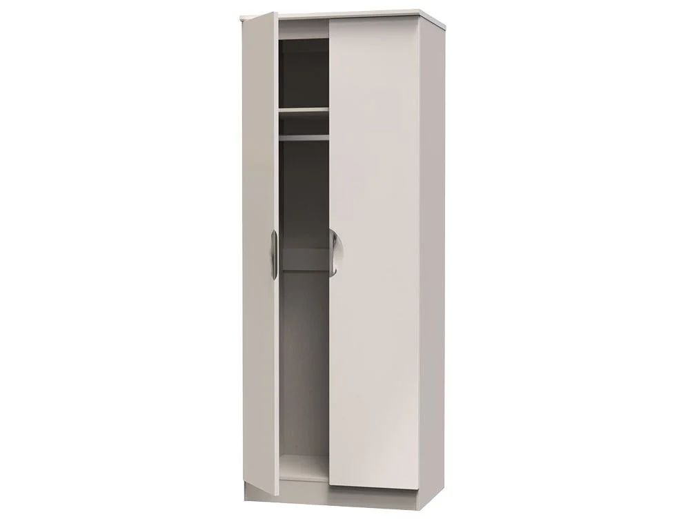 ASC ASC Corsica 2 Door Tall Double Wardrobe (Assembled)