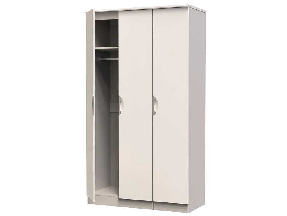 ASC ASC Corsica 3 Door Tall Triple Wardrobe (Part Assembled)