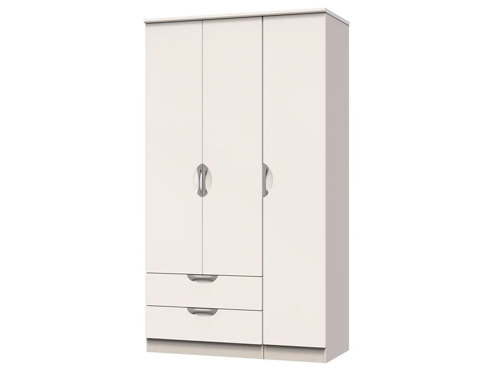 ASC ASC Corsica 3 Door 2 Drawer Tall Triple Wardrobe (Part Assembled)