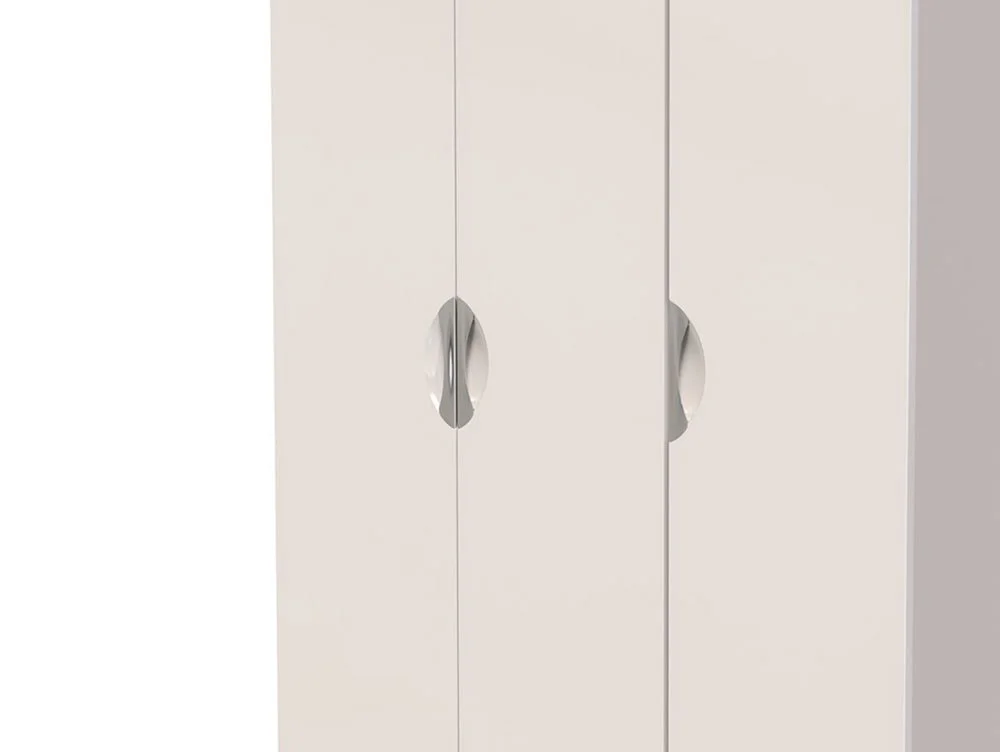 ASC ASC Corsica 3 Door 2 Small Drawer Tall Triple Wardrobe (Part Assembled)