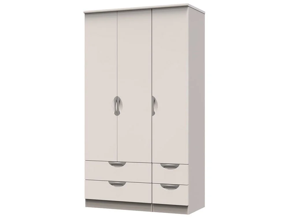 ASC ASC Corsica 3 Door 4 Drawer Tall Triple Wardrobe (Part Assembled)