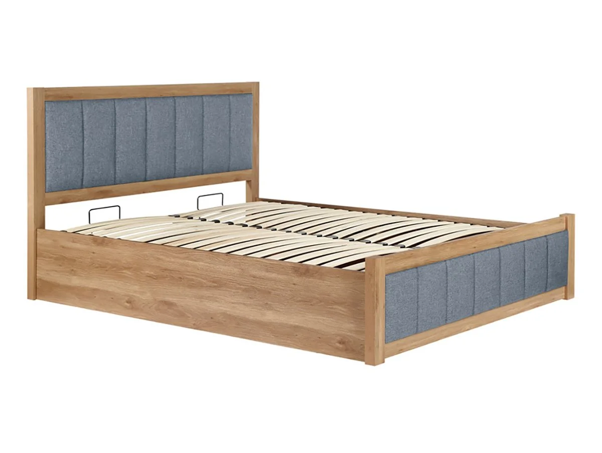 Birlea Birlea Belmont Ottoman Grey and Oak Wooden Bed Frame