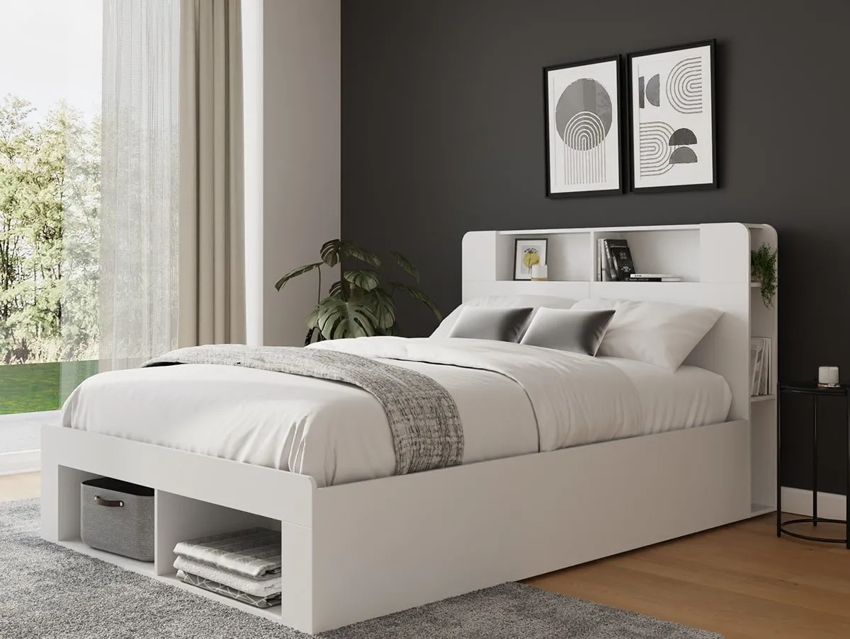 GFW GFW Anya White Ottoman Bed Frame