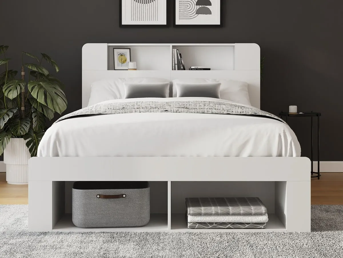 GFW GFW Anya White Ottoman Bed Frame