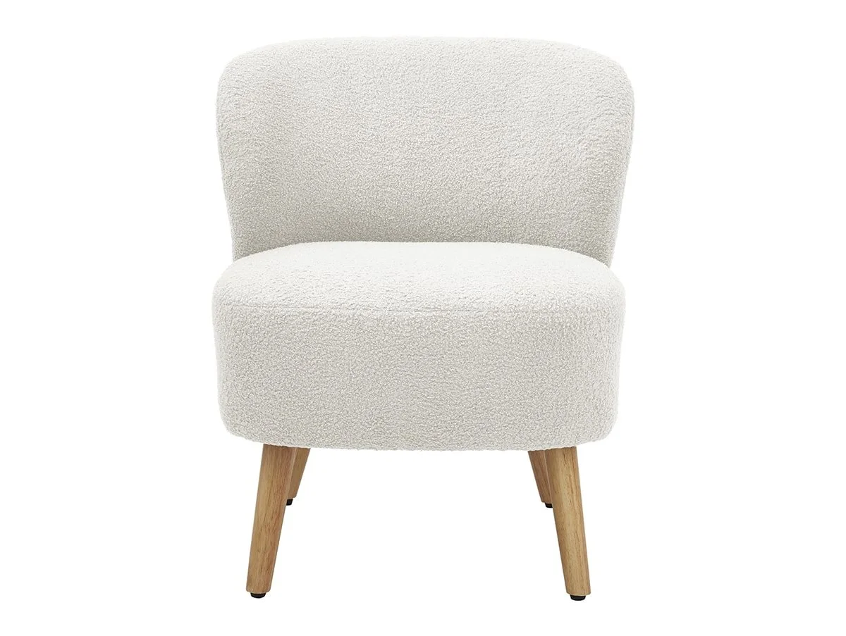 GFW GFW Evie Boucle Cream Fabric Accent Chair
